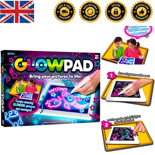 Portable glowpad with - portable, 8