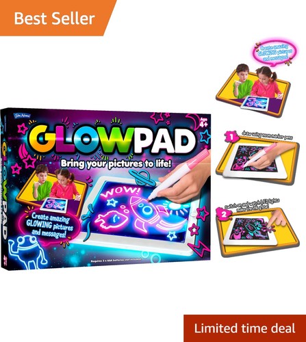 Light drawing pad for kids - light-up,