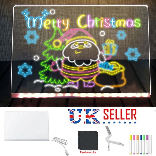 Kids glow drawing board light - drawing,