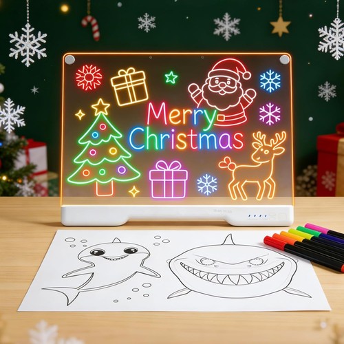 Led drawing board for children - led,