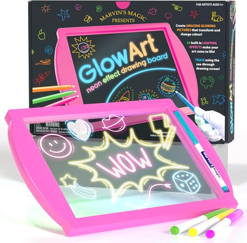 Glow art led drawing - led, board