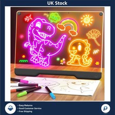 Vibrant 7-Color LED Glow Art