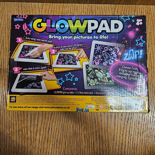 John adams glowpad light - john, up