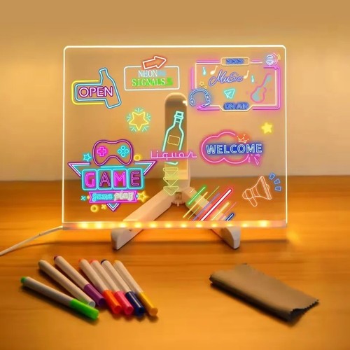 Led note board with color - note,