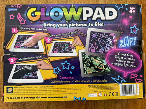 John adams glowpad light - john, light-up