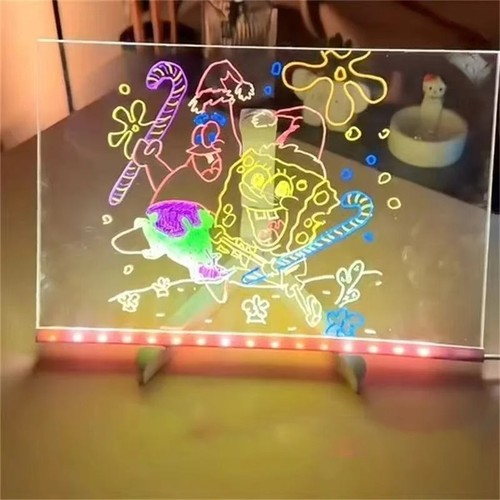 Magic glow kids drawing - glow, board
