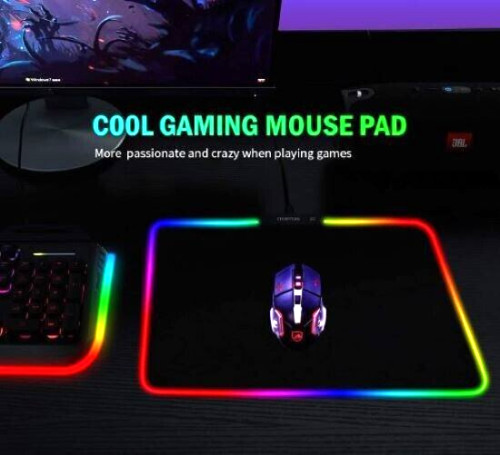 Rgb gaming mouse mat pad - mouse,